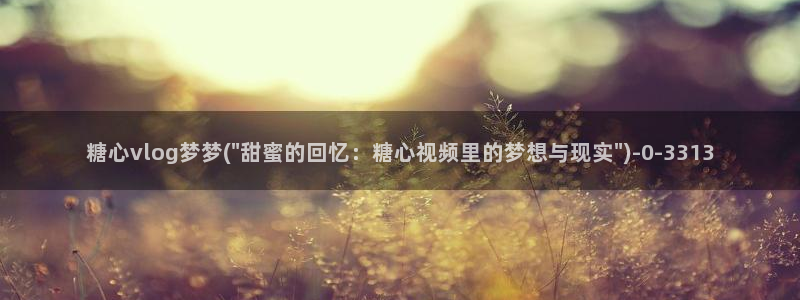 糖心vlog网页在线观看
